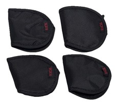 Tumi Eye Masks Black with Red Lettering - Lot Of 4