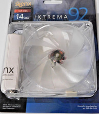Silenx IXP-64-14TR iXtrema Pro "Quiet" 92mm x 92 mm x 25mm Red LED Fan  screws