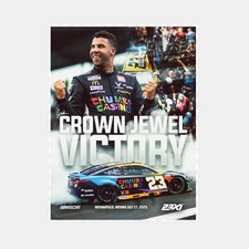 Bubba Wallace Indianapolis Brickyard 400 18x24” Poster NASCAR Licensed 23XI New