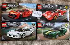 LEGO 76906 + 76907 + 76908 + 76914 Speed Champions Evija Ferrari Lamborghini BN
