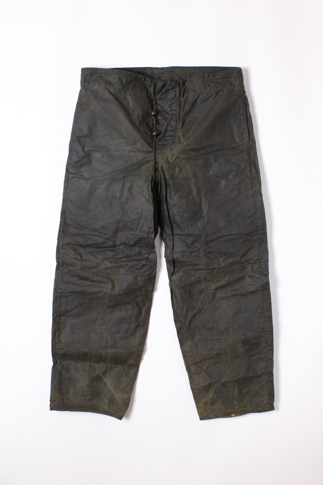 Pantalones De Algodón A Prueba De Agua Barbour Forrados En Verde Mediano