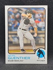 2022 Topps Heritage High Number - Sean Guenther Miami Marlins Card #622 (RC)