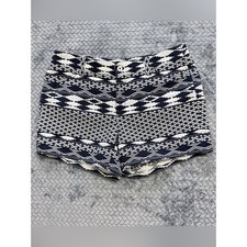 Laundry by Shelli Segal Geometric Jacquard Woven Shorts Size 4