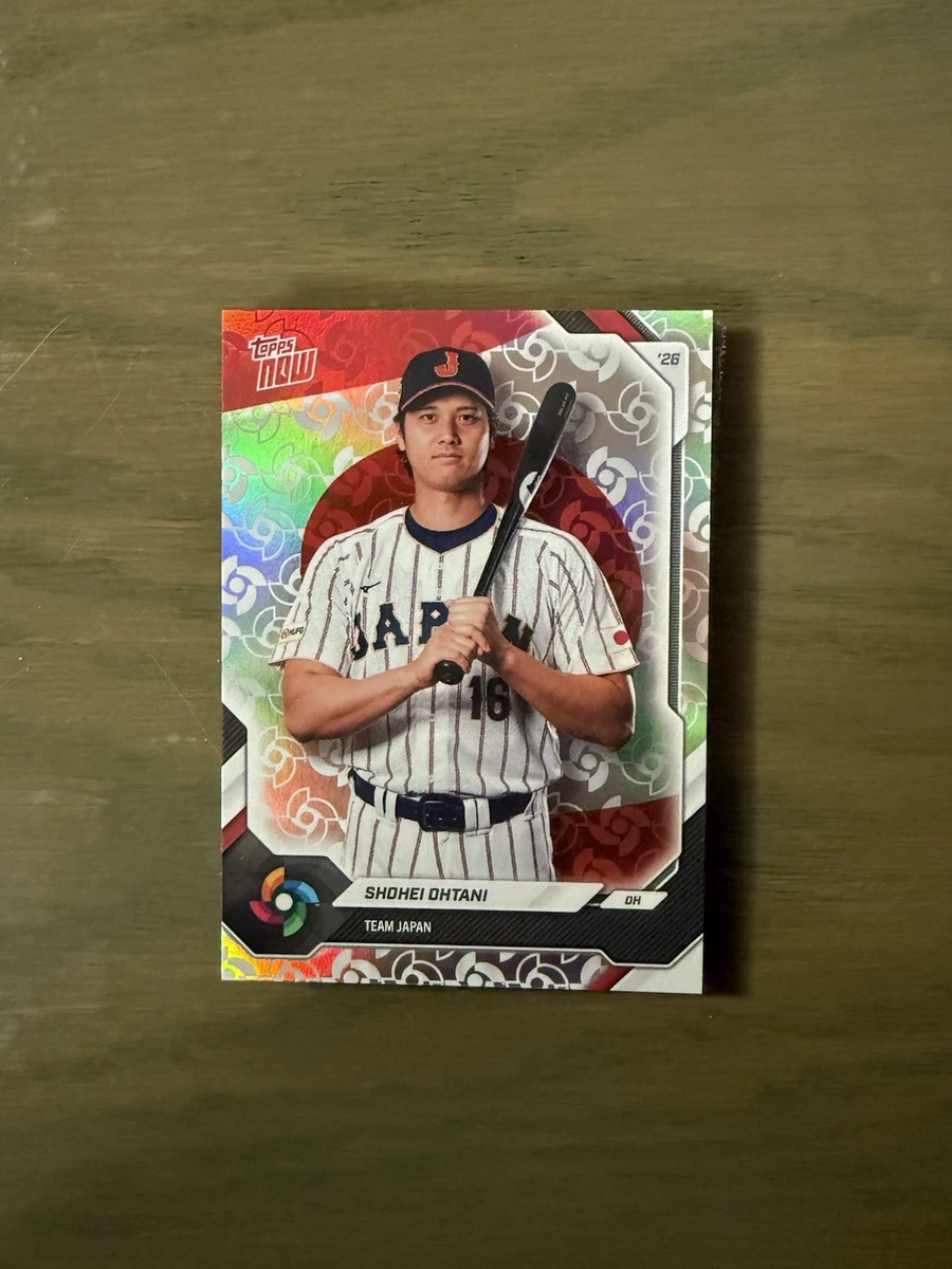 Topps Now World Baseball Classic Team Japan 2026 Shohei Ohtani