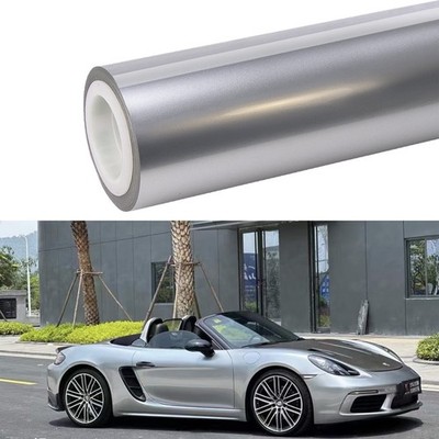 24''x60'' Ultra Gloss PET Liner GT Silver Car Vinyl Wrap Air Release 2FT x 5FT