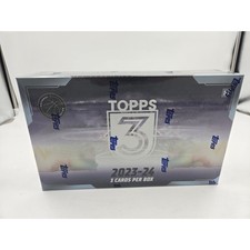2023-24 Topps Three NBA Basketball Hobby Box Factory Sealed 3 Cards per Box