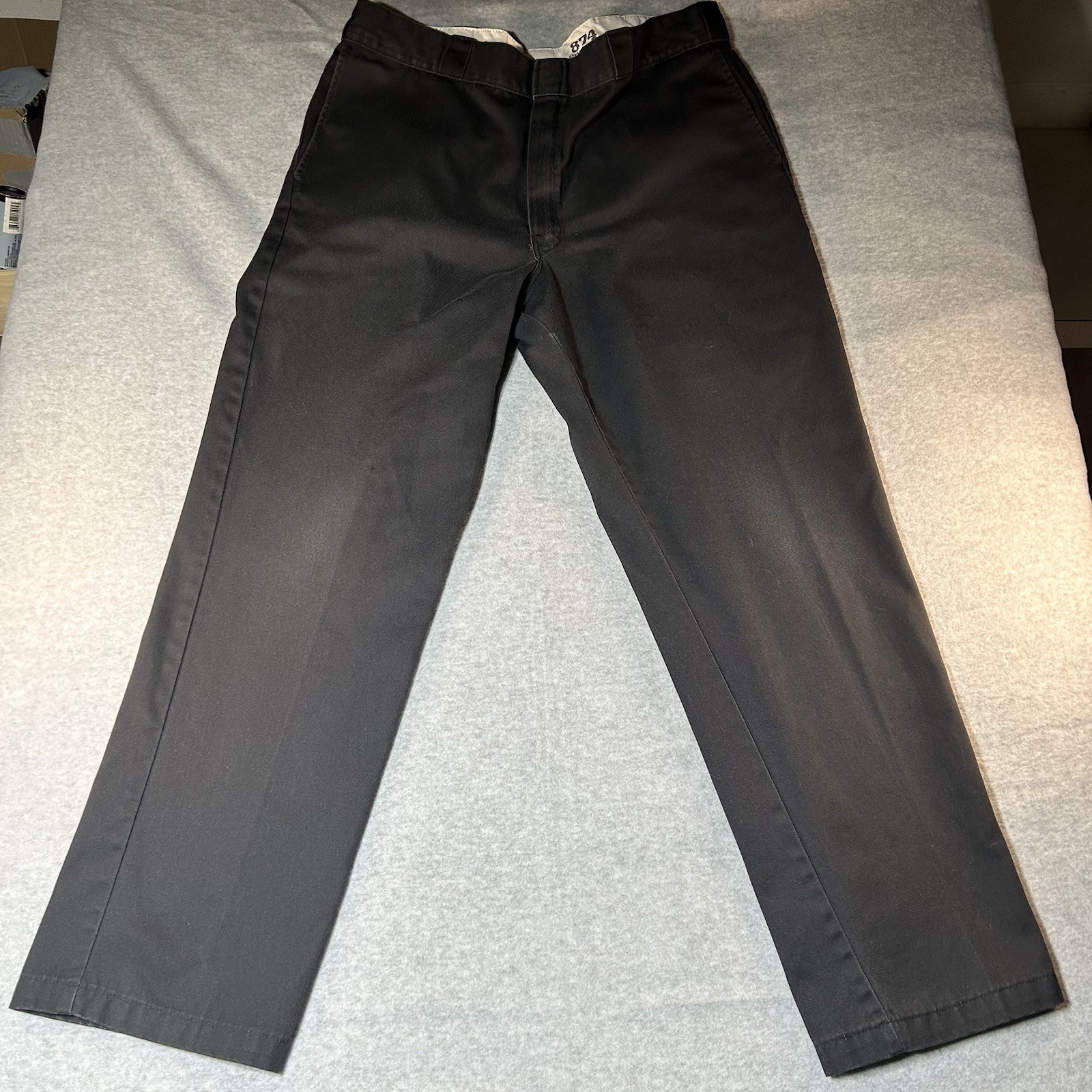 Dickies Men's 874 Pants Black Original Fit Work Uniform Straight Leg 39x31