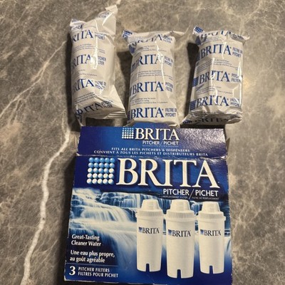 Brita Pitcher And Dispenser Filter 3 Pack New Sealed
