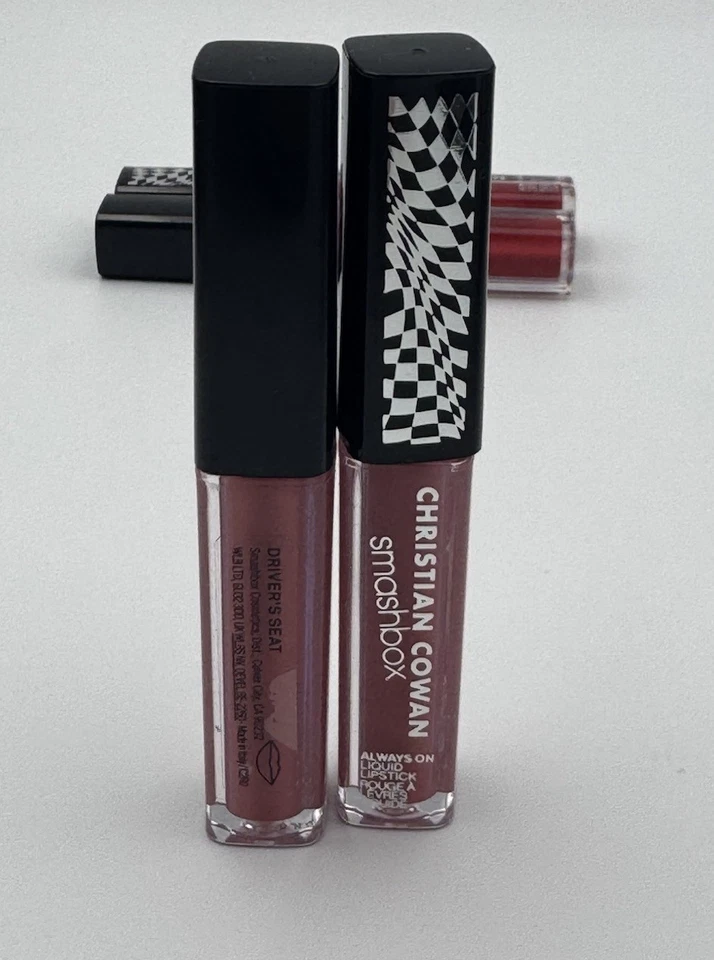4X Smashbox Christian Cowan-Always On Liquid Lipstick-2 BAWSE 2 DRIVER’S SEAT - Image 2 of 4