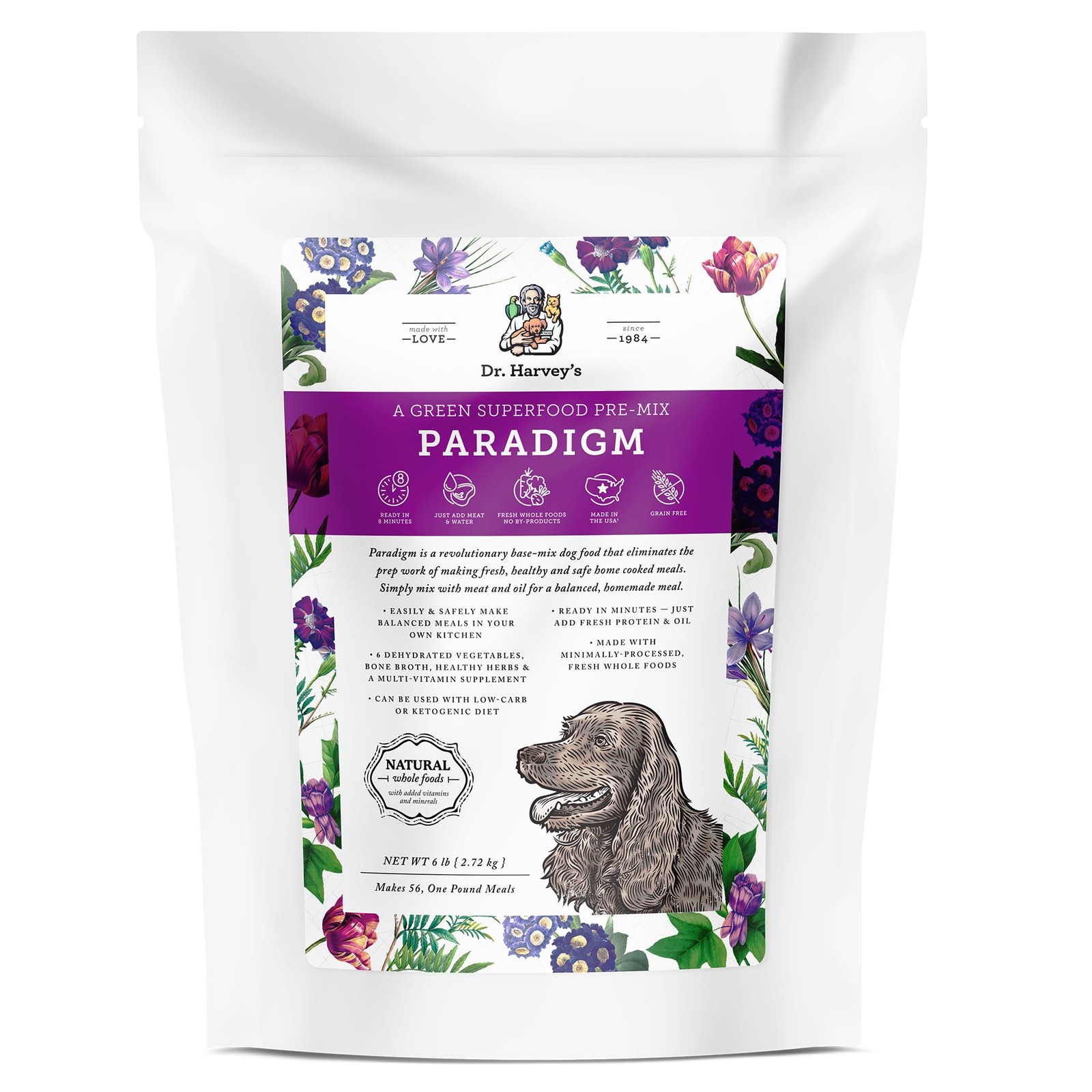 Dog Food, Human Grade Dehydrated Grain
