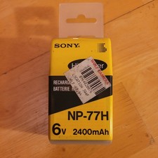 Vintage Genuine Sony NP-77H Hi-Power Rechargeable Battery Pack 6v 2400mAh SEALED