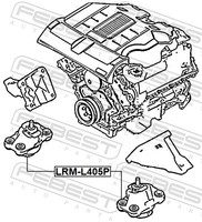 Febest Motorlager Lagerung Motor Beidseitig FüR Land Rover Range 5.0 4X4