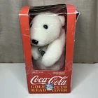 Vintage 1995 Coca-Cola Polar Bear Golf Club Head Cover Plush w/ Box