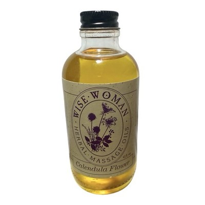 RARE Orig. Wise Woman Herbals Calendula Flower Herbal Massage Oil~Burt s Bee s