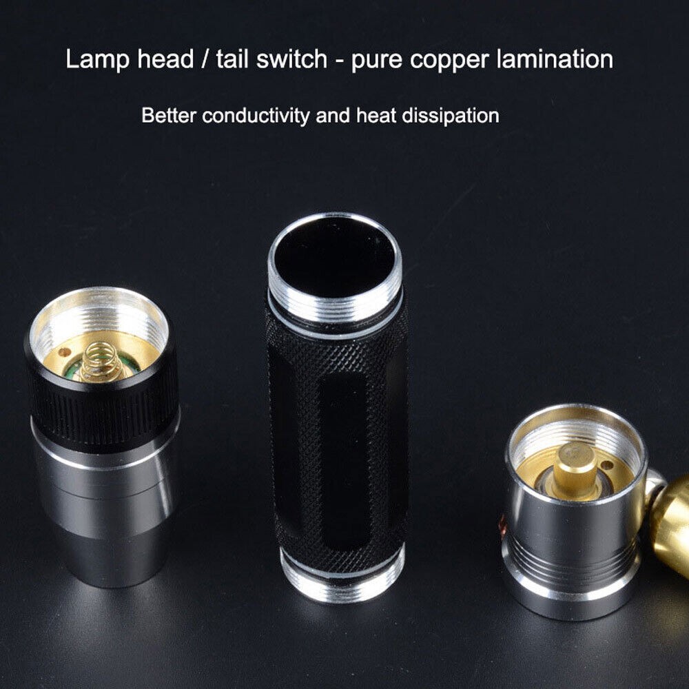 20PCS for Jade Jewelry Amber Test Torch White Yellow UV Light Flashlight 365nm