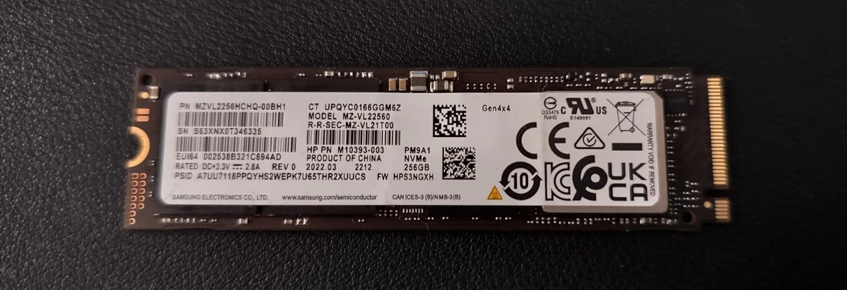 Samsung M.2 Interface 256 GB Solid State Drives for sale | eBay