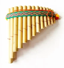 Pan Flute From Peru Small Bamboo Quality For Beginners