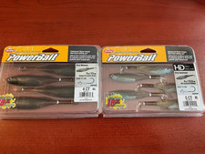 Berkley Powerbait Drip Minnow Fishing Soft Bait 4in and 5in. 1 pk of each