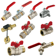 Messing Kugelhahn Absperrhahn Absperrventil Kugelauslaufhahn KFE-Hahn DN15-DN50 