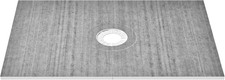 Shower Curb Kit, 48"X72" Shower Pan Kit with 6.3" Central Drain, Lightweight EPS
