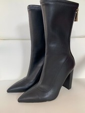 Brand New Guess Abbale Black Mid Calf Boots Size UK 4
