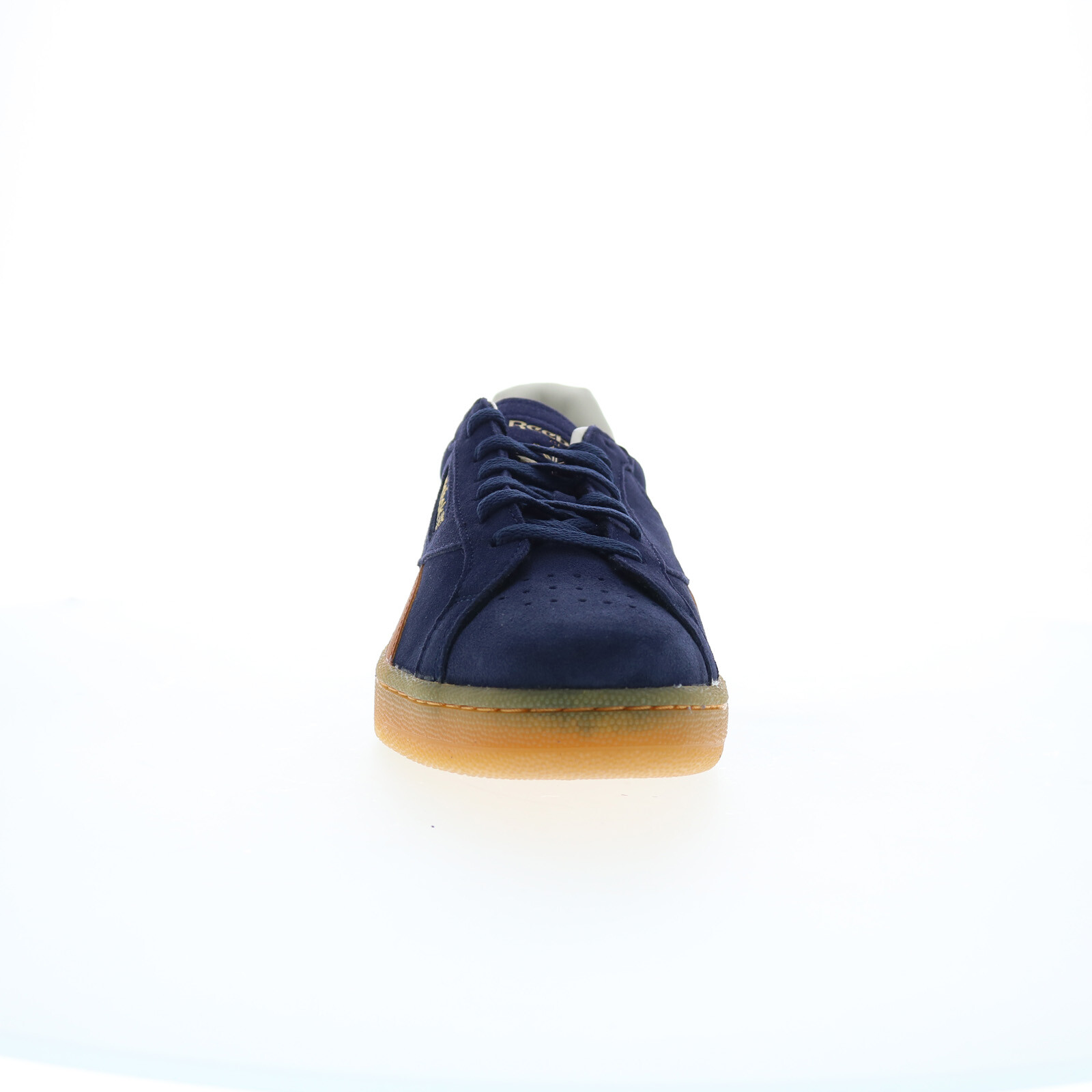 Reebok Club C Grounds UK Mens Blue Suede Lace Up Lifestyle Sneakers Shoes