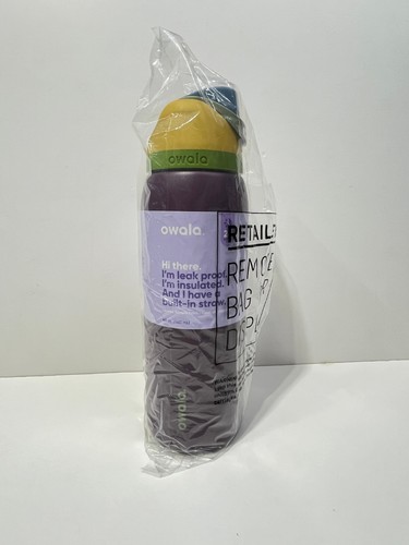 Owala FreeSip Insulated Stainless Steel Water Bottle Purple 40 oz - Picture 2 of 2