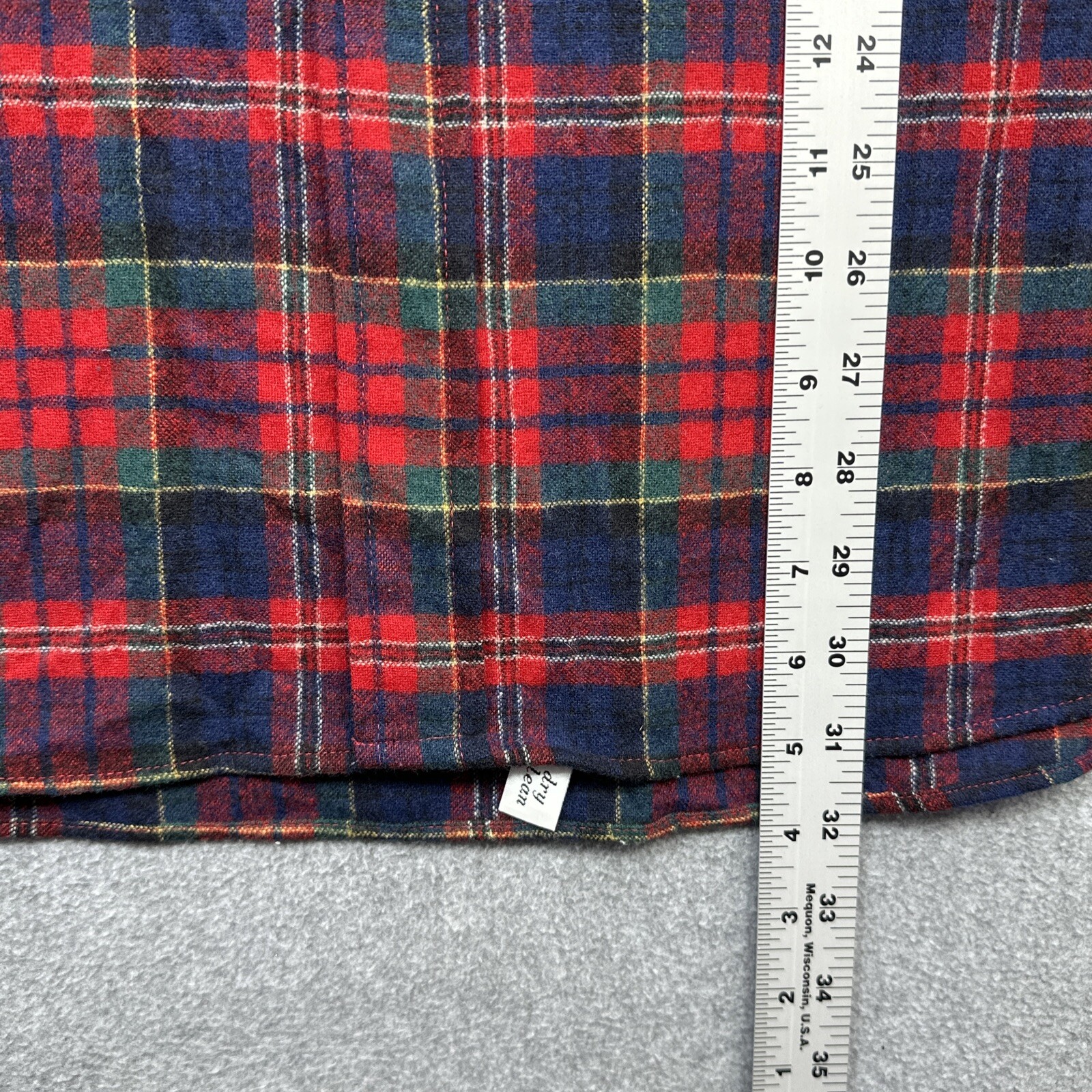 Pendleton Wool Shirt Men Large Red Macpherson Tar… - image 9