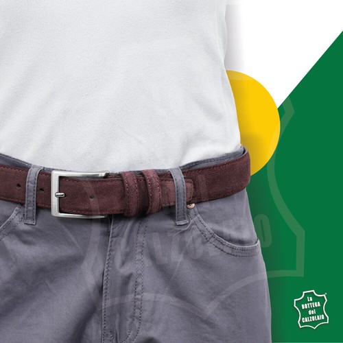 Cinture uomo camoscio artigianale made in Italy - Imagen 159 de 161