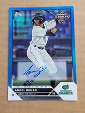 Angel Genao 2023 Topps Pro Debut Blue Foil Baseball Card 094/150 PD-141