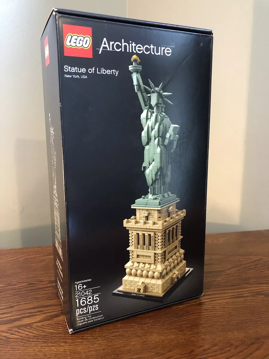 administration Overflødig Brun Lego Architecture 21042 Statue of Liberty, BOX ONLY | eBay