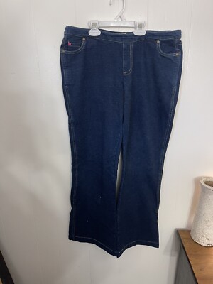Pajama jeans L boot cut pockets comfort Pants
