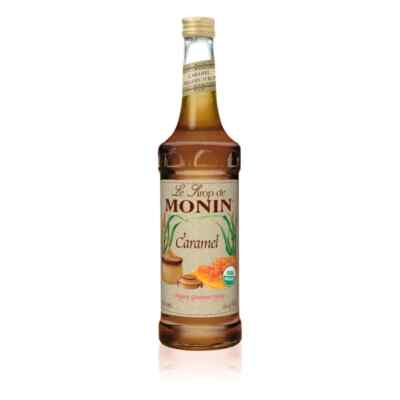 Monin Caramel Organic Syrup (750mL), H-Organic, Caramel