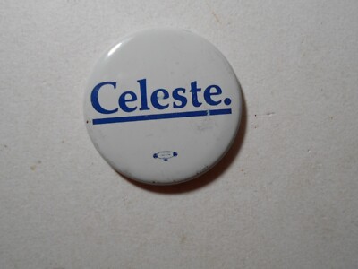 1-3/4'' Celeste Ohio Governor litho pinback button
