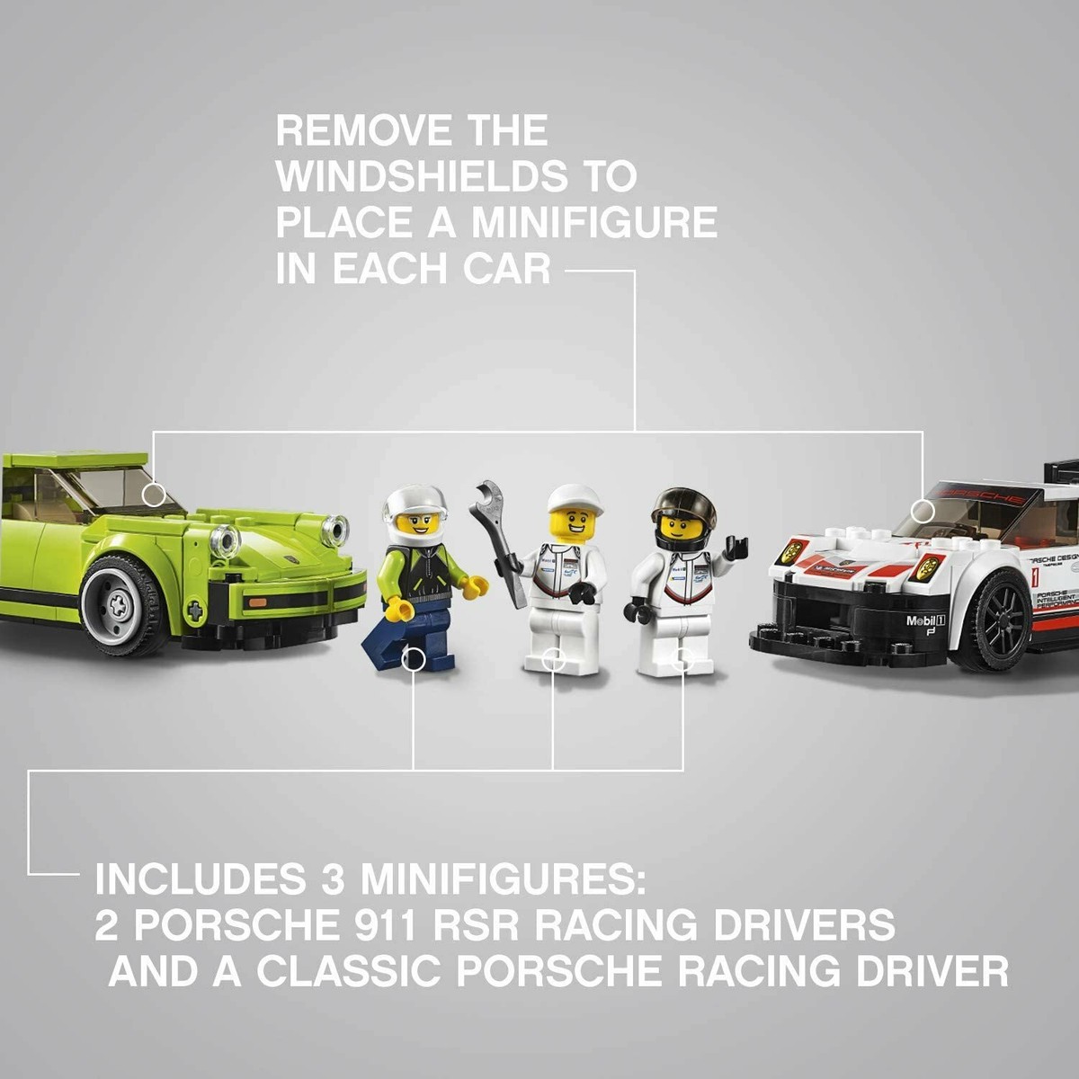 LEGO Speed Champions Porsche 911 RSR and 911 Turbo 3.0 75888