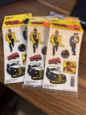 Dick Tracy Vintage Vinyl Sticker 3 Pack 