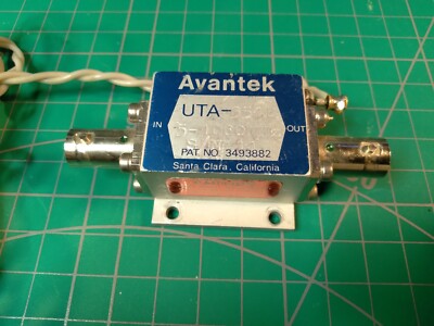 Avantek RF Amplifier (5.00 MHz to 1.00 GHz, Gain: 11.5 dB), UTA-351B.