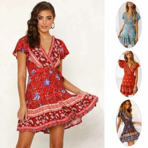 robe boho florale