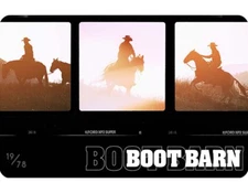 BOOT BARN GIFT CARD VALUE $50 BUY IT NOW $45 FREE SHIPPING!