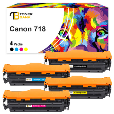 4x Farb Toner für Canon I-Sensys-MF-8580-cdw Lasershot-LBP-7 - Toner Light Serie