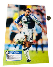 Autographed Matt Jansen Andrew Johnson Football Vintage Signed Autograph ra