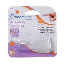 Baby Silicone Toothbrush Dreambaby Clean Massage Gum Teeth Finger Clear BPA Free