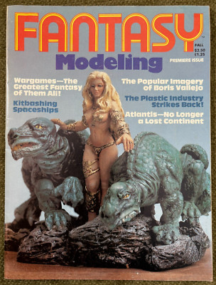   Fantasy Modeling #1 Premiere Issue Fall 1980 Boris Vallejo Cover  FreeUKPost