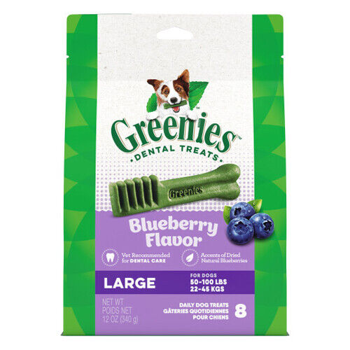 Greenies Large Blueberry Treat Pack 12 Oz By Greenies - Picture 1 of 1