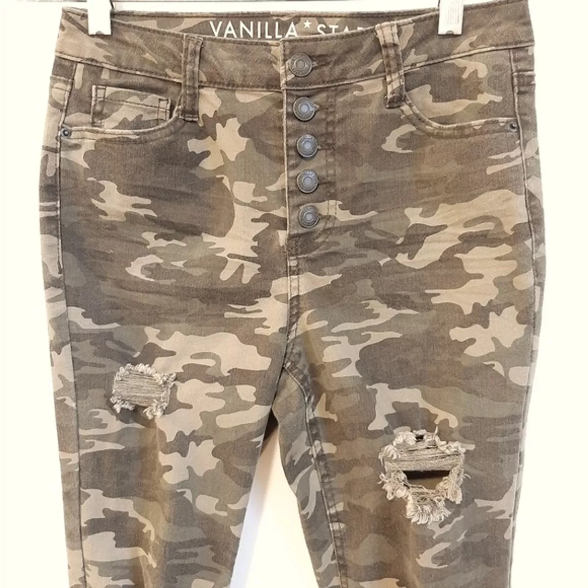 Vanilla star camo jeans sale
