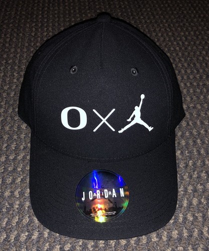 New Nike Air Jordan X Oregon Ducks Snapback Hat Limited Sold Out Black - Picture 2 of 4