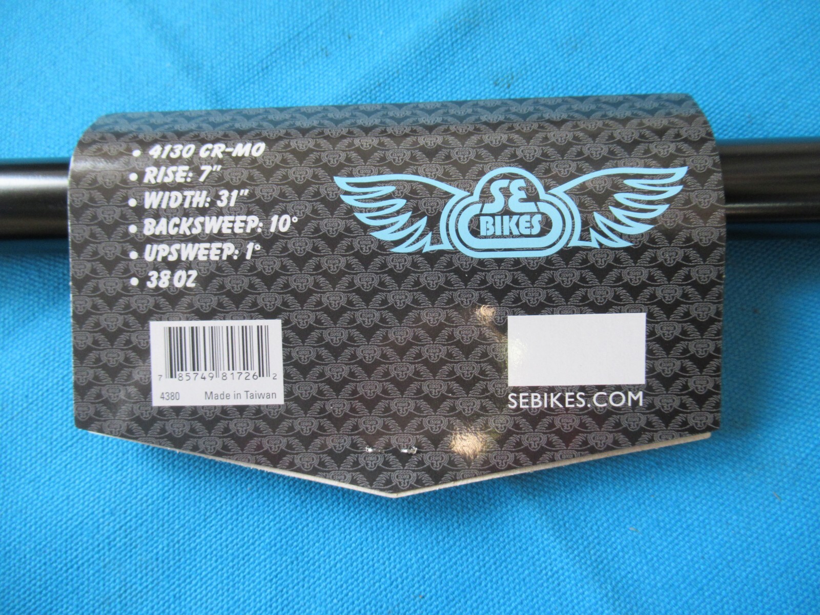 SE Bikes BMX Super Big Honkin Cruiser Bicycle Handlebar in Black - New