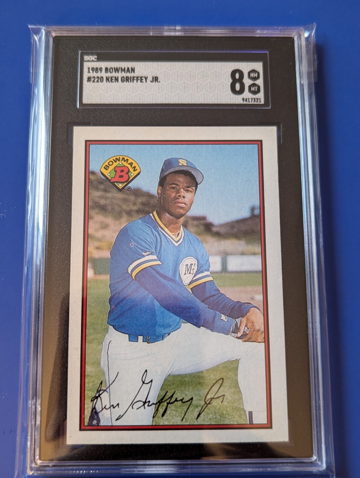 1989 Ken Griffey Jr. Bowman RC #220 SGC 8