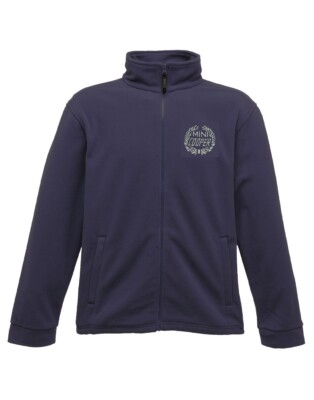 Mini Cooper Laurel Fleecejacke bestickt Oldtimer personalisiert kostenloser Versand