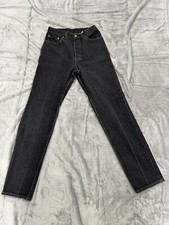 Levi  s Vintage 26501 6159 Made In USA Black Women  s 501 Button Fly Jeans Size 11